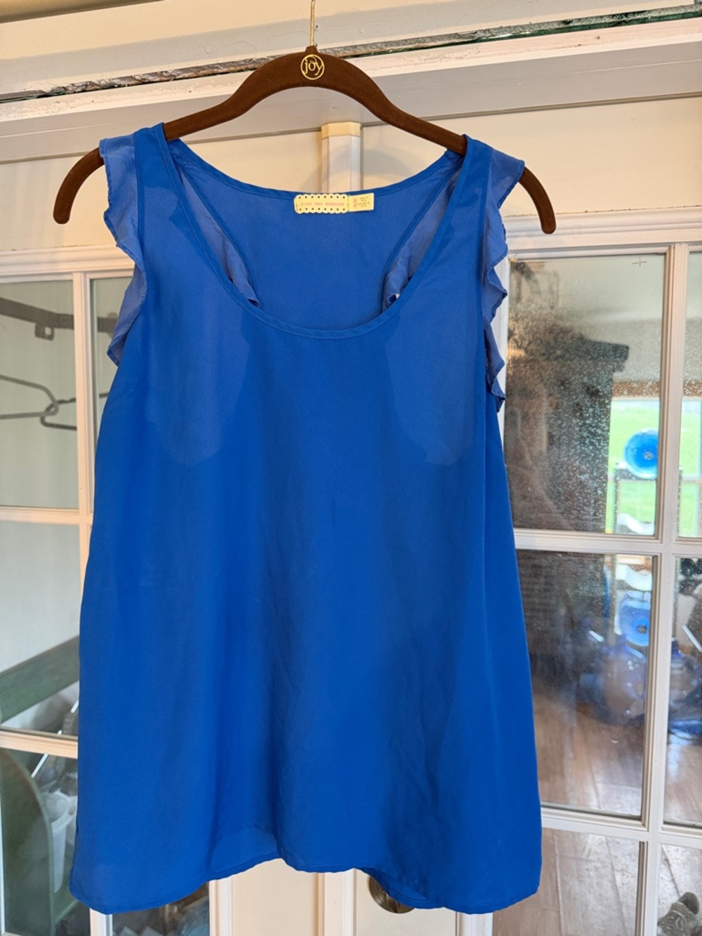 Pins & Needles Electric Blue Sleeveless Top